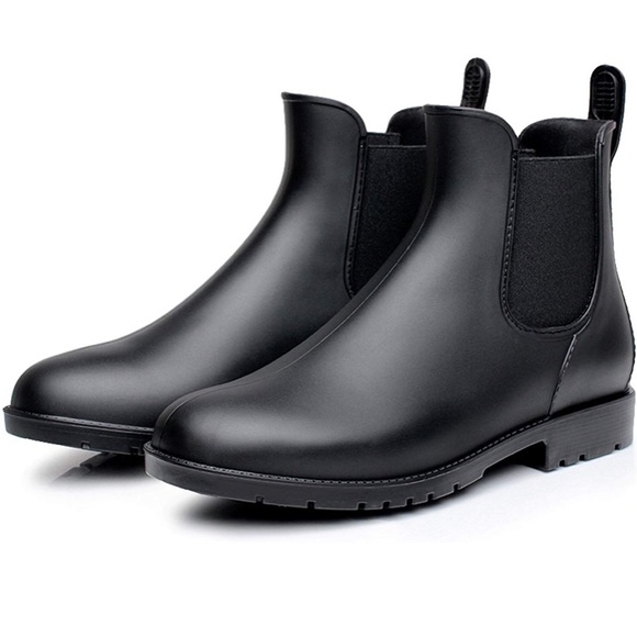 Ankle Rain Elastic Chelsea Booties Waterproof - Picture 2 of 8